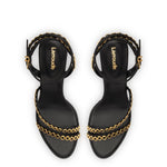 Milanina Mini Sandal In Black Leather