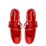 Georgina Pump In Scarlet Patent Leather