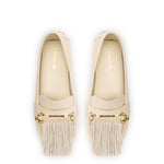 Joy Mocassin In Ivory Leather