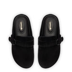 Milan Clog In Black Suede