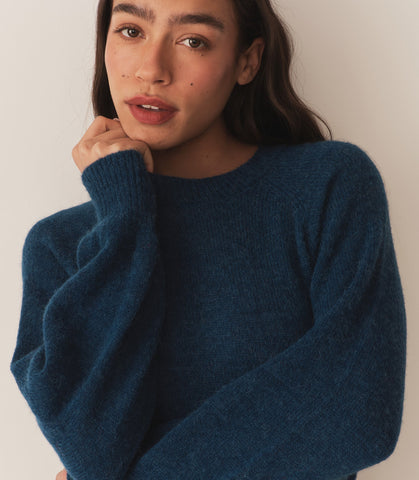 MARSENA SWEATER -- DEEP SAPPHIRE