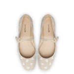 Blair Ballet Flat In Raw Linen