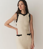 MILLICENT DRESS -- CREAM