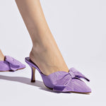 Mini Elle Pump In Iris Fabric