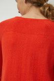 M Patmos Brighton Pullover in Coral