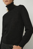 M Patmos Gabe Turtleneck in Black