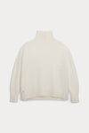 ETHEL BRUSHED CASHMERE TURTLENECK SWEATER