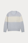 SITA STRIPED CASHMERE CREWNECK SWEATER