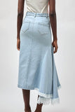 Naya Rea Gloria Skirt in Washed Light Blue