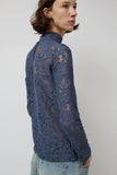 No.6 Scout Turtleneck in Indigo Lace