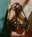 DÔEN & K.JACQUES PECHE SANDAL -- NOIR