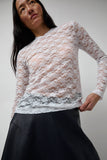 No.6 Ash Tee in White Lace