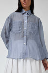 No.6 Lake Shirt in Dusk Organza