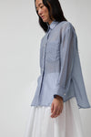 No.6 Lake Shirt in Dusk Organza