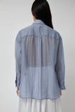 No.6 Lake Shirt in Dusk Organza