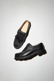 Paraboot Nyons Shoe in Lisse Noir Poils Noir