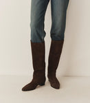 RIVIERA BOOT -- DARK CHOCOLATE SUEDE