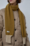 Rototo Sweater Sleeves Scarf in Khaki and Beige