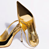 Kaitlan Pump In Gold Specchio