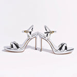 Angelina Sandal In Silver Specchio