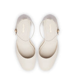 Ari Pump In Ivory Leather