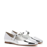 Blair Ballet Flat In Silver Specchio