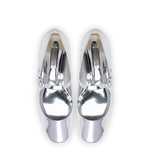 Blair Ballet Flat In Silver Specchio